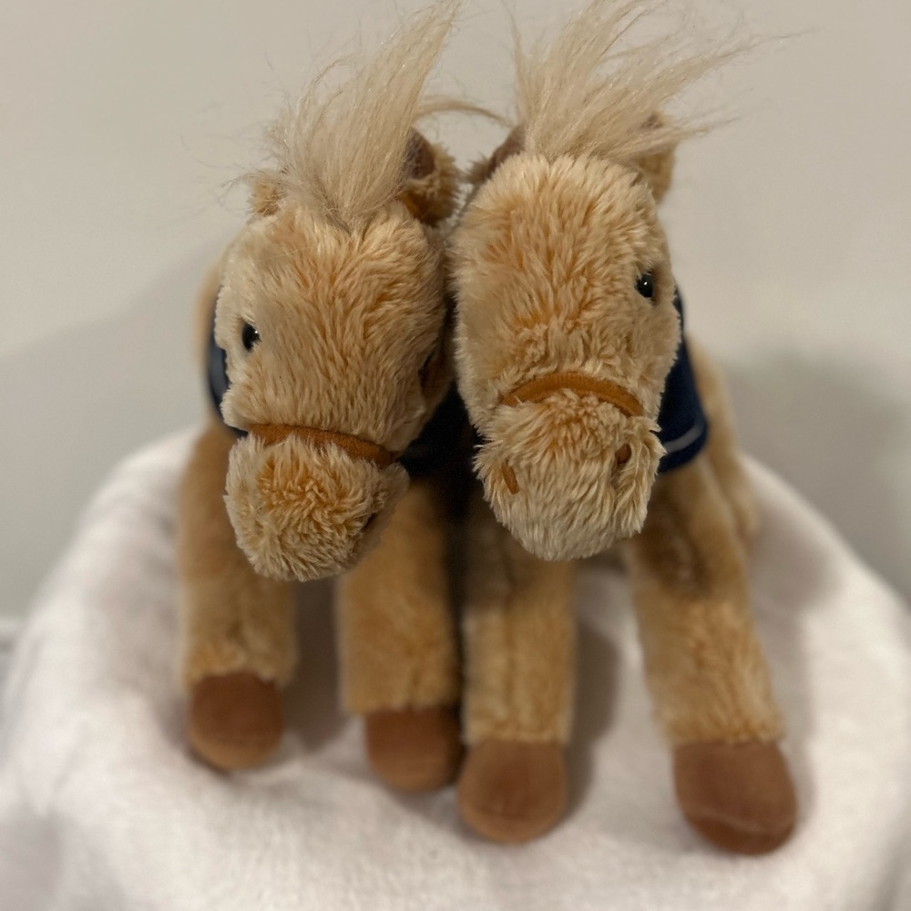 WELLS FARGO Legendary Pony Horse Plush 14" NELLIE 2015 - PAIR